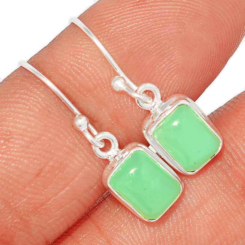 1.1" Chrysoprase Earrings - CRPE264