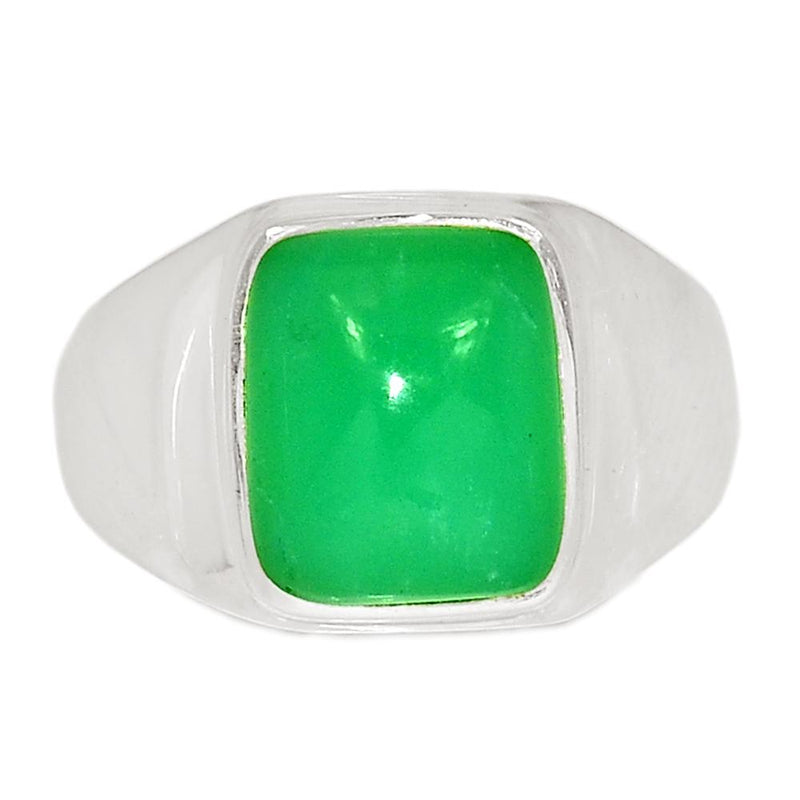 Solid - Chrysoprase Ring - CRPR718