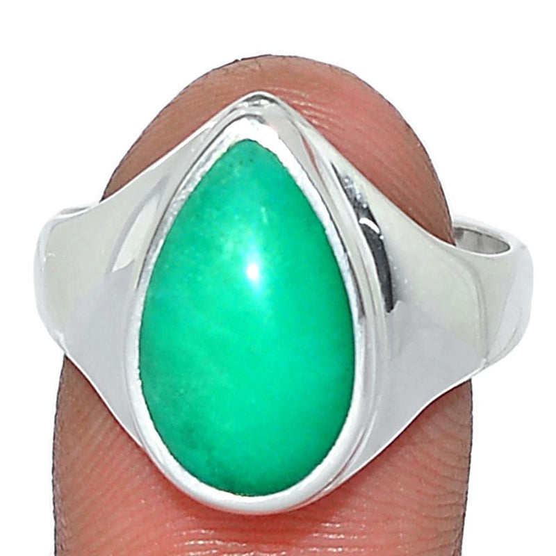 Solid - Chrysoprase Ring - CRPR737