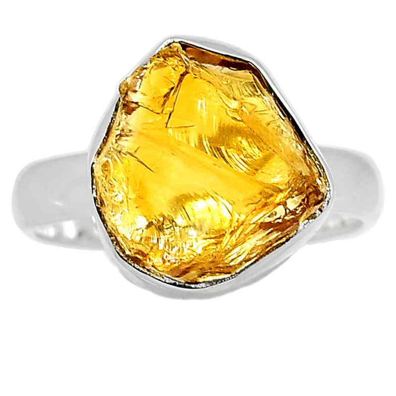 Citrine Rough Ring - CTRR1210