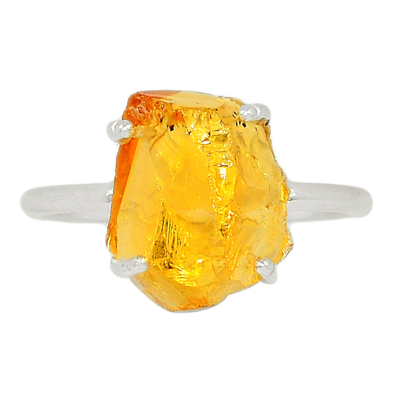 Claw - Citrine Rough Ring - CTRR1214