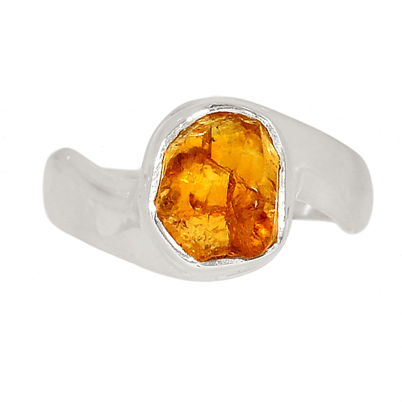 Solid - Citrine Rough Ring - CTRR1230