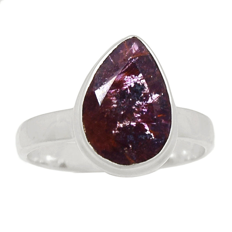 Super Seven Cacoxenite Faceted Ring - CXFR340