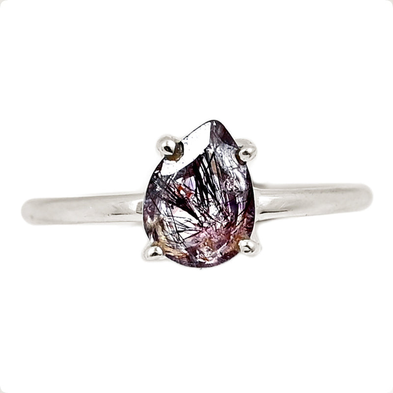 Claw - Cacoxenite Faceted Ring - CXFR496