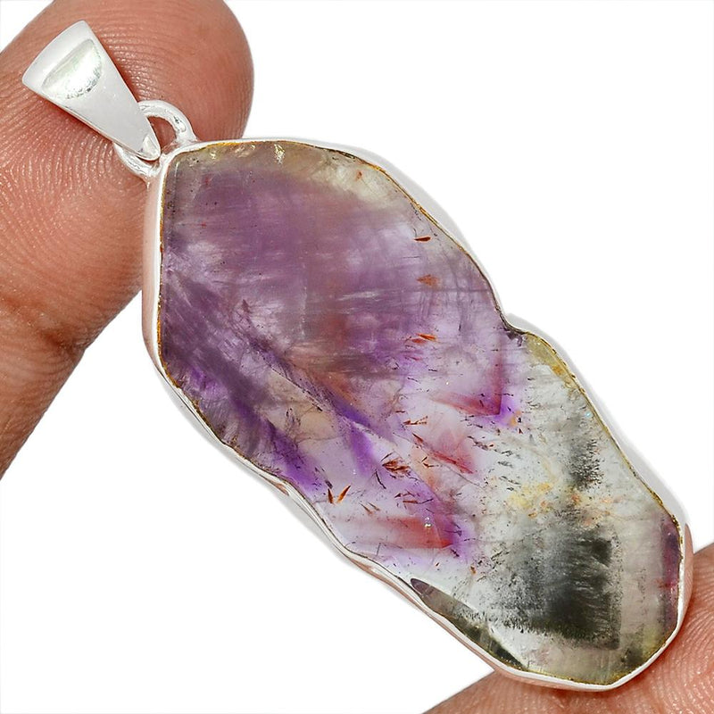 2.5" Cacoxenite Slice Pendants - CXSP612