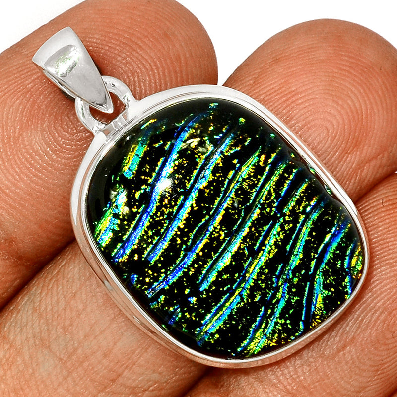 1.5" Dichroic Glass Pendants - DICP714