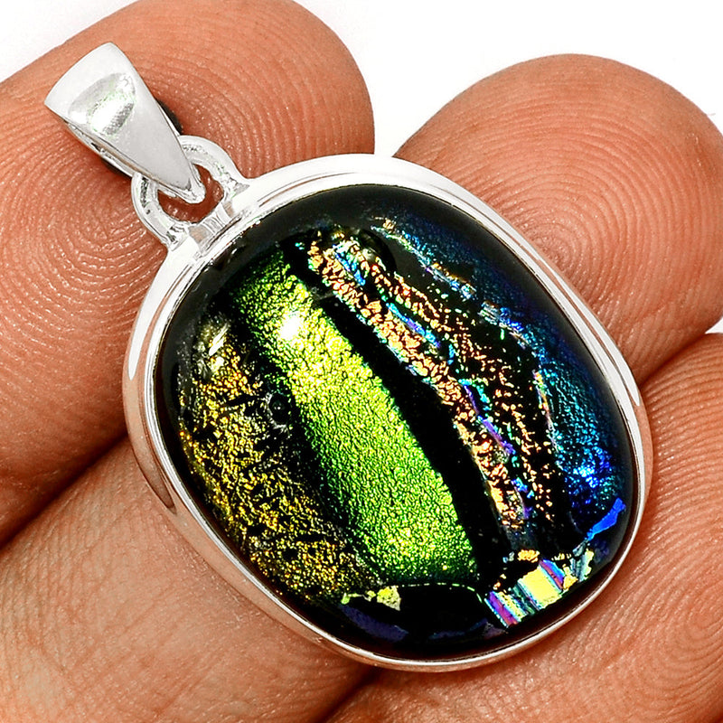 1.5" Dichroic Glass Pendants - DICP746