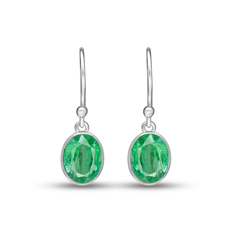 7*5 MM Oval - Green Kyanite Faceted Earrings - ESBC406-GKF Catalogue