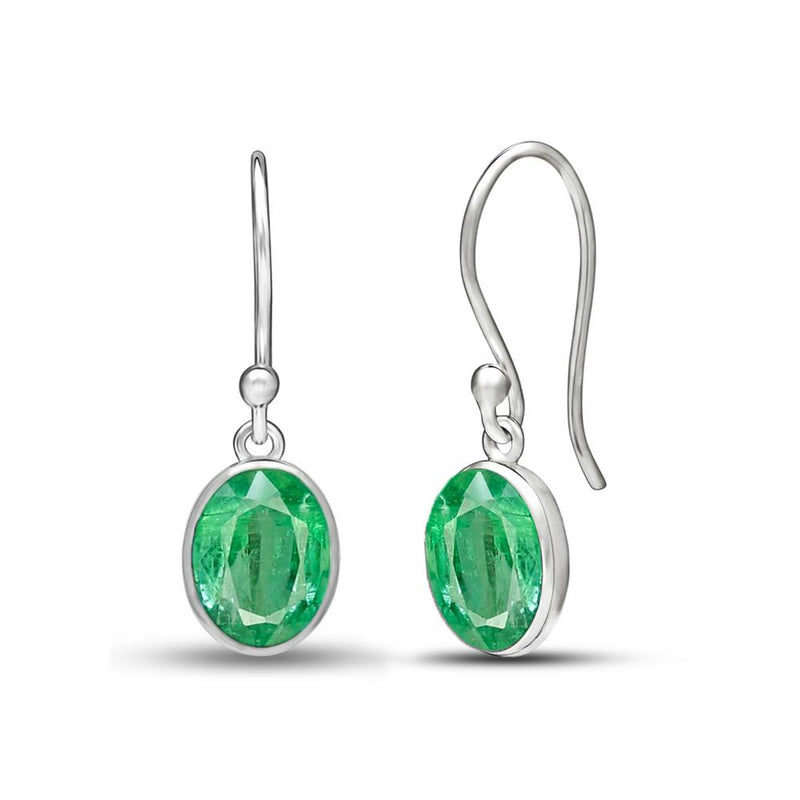 7*5 MM Oval - Green Kyanite Faceted Earrings - ESBC406-GKF Catalogue