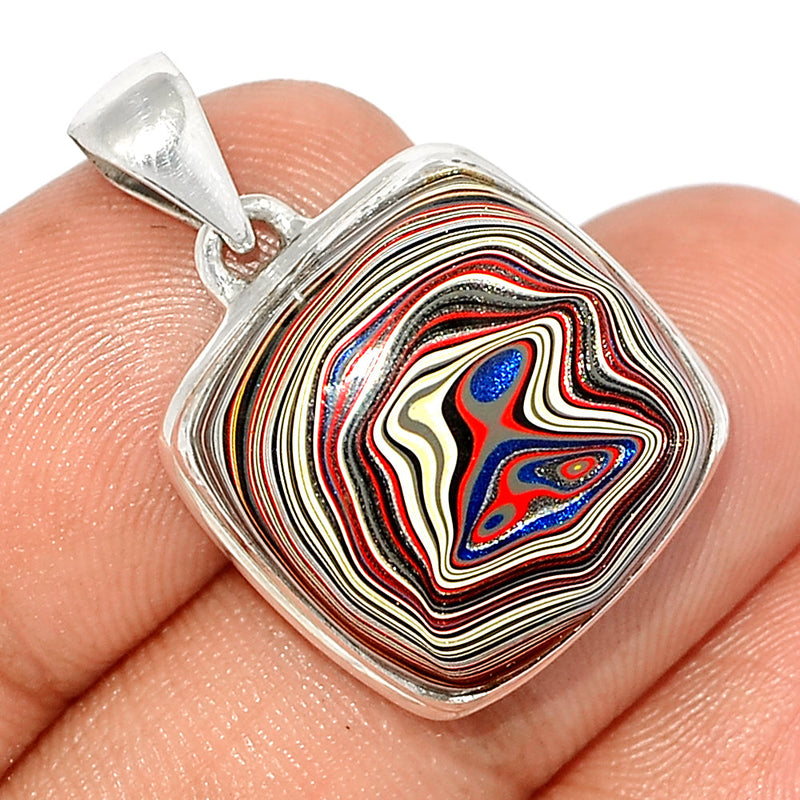 1.1" Fordite Detroite Agate Pendants - FDAP391