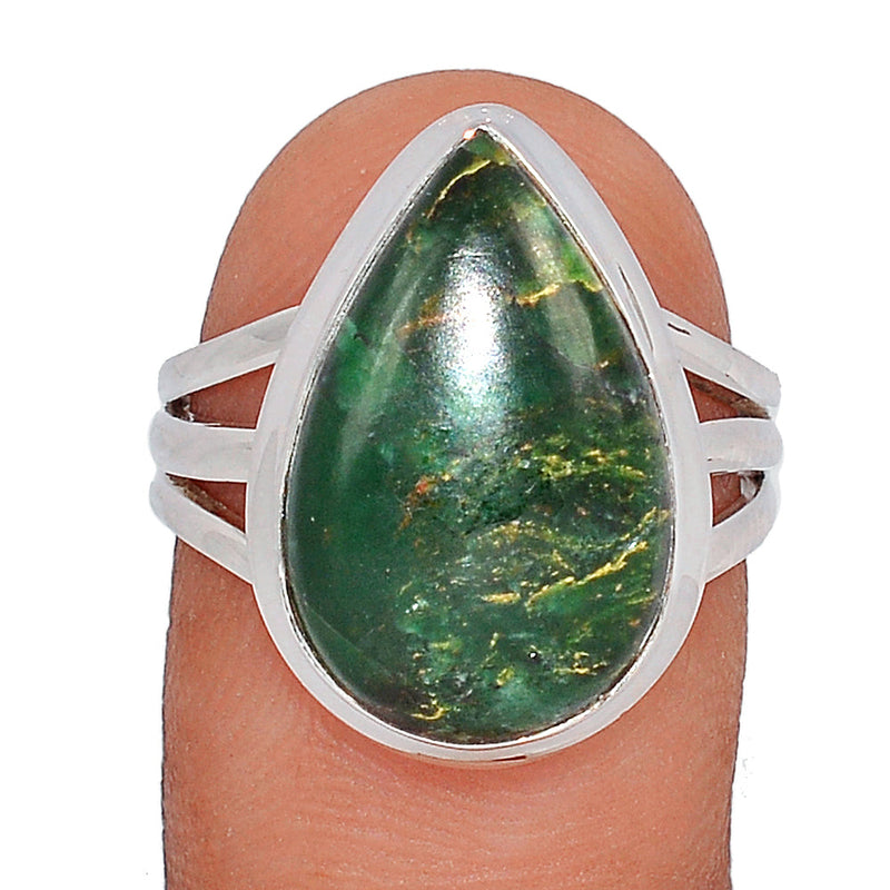 Fuchsite Cabochon Ring - FKCR23