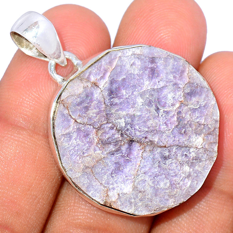 1.6" Flashy Lepidolite Mica Pendants - FLMP186