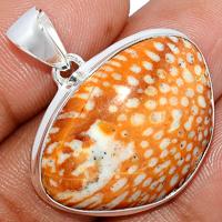 1.2" Deer Fawn Jasper Pendants - FNJP5