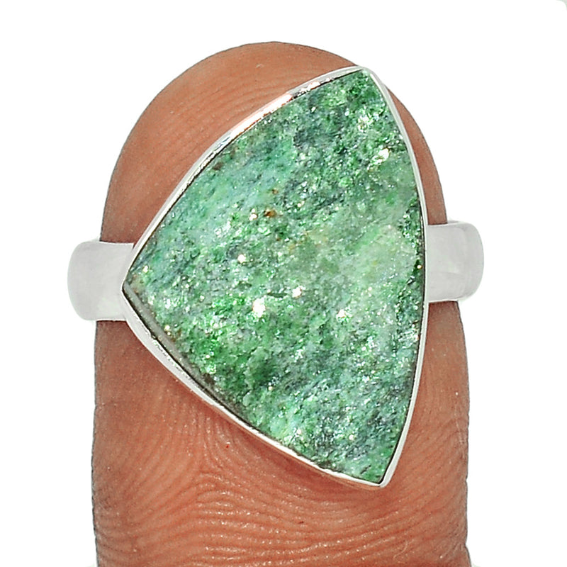 Fuchsite Green Muscovite Ring - FUKR12