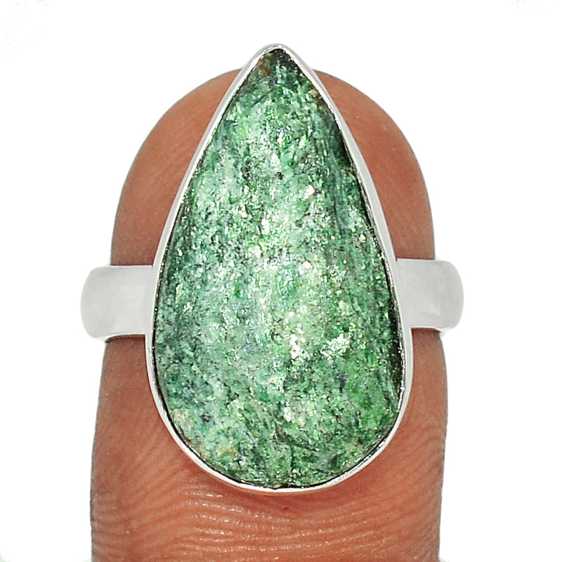 Fuchsite Green Muscovite Ring - FUKR14