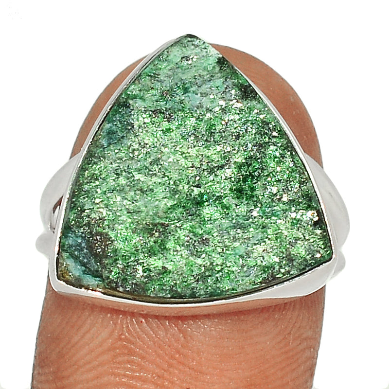 Fuchsite Green Muscovite Ring - FUKR20