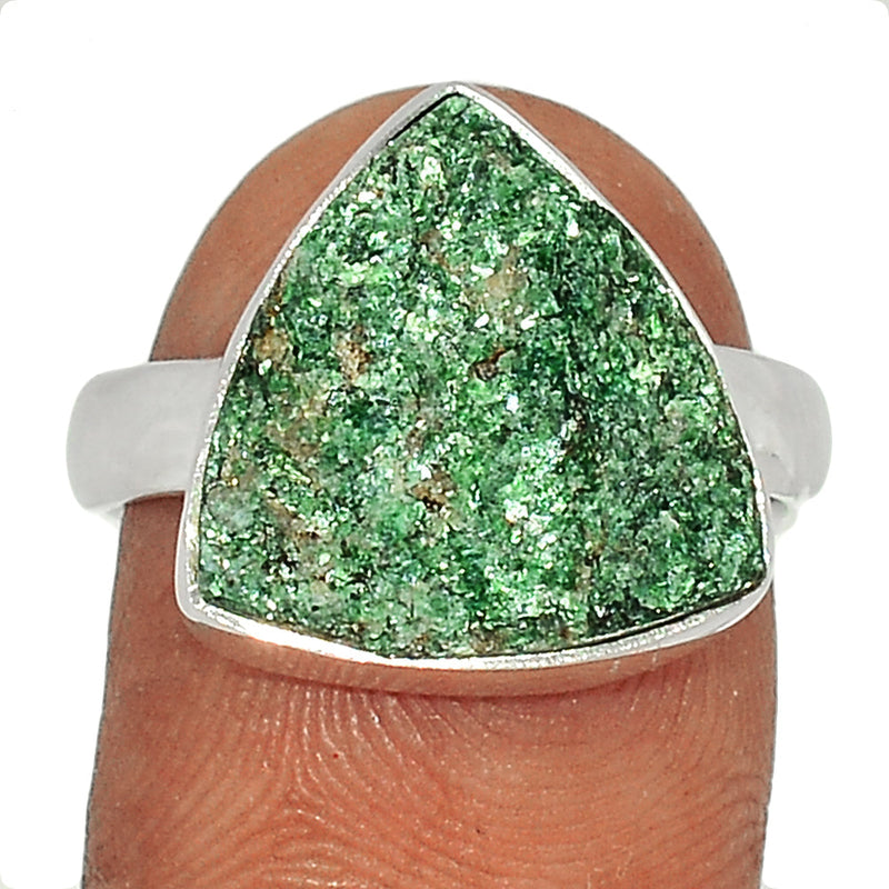 Fuchsite Green Muscovite Ring - FUKR2