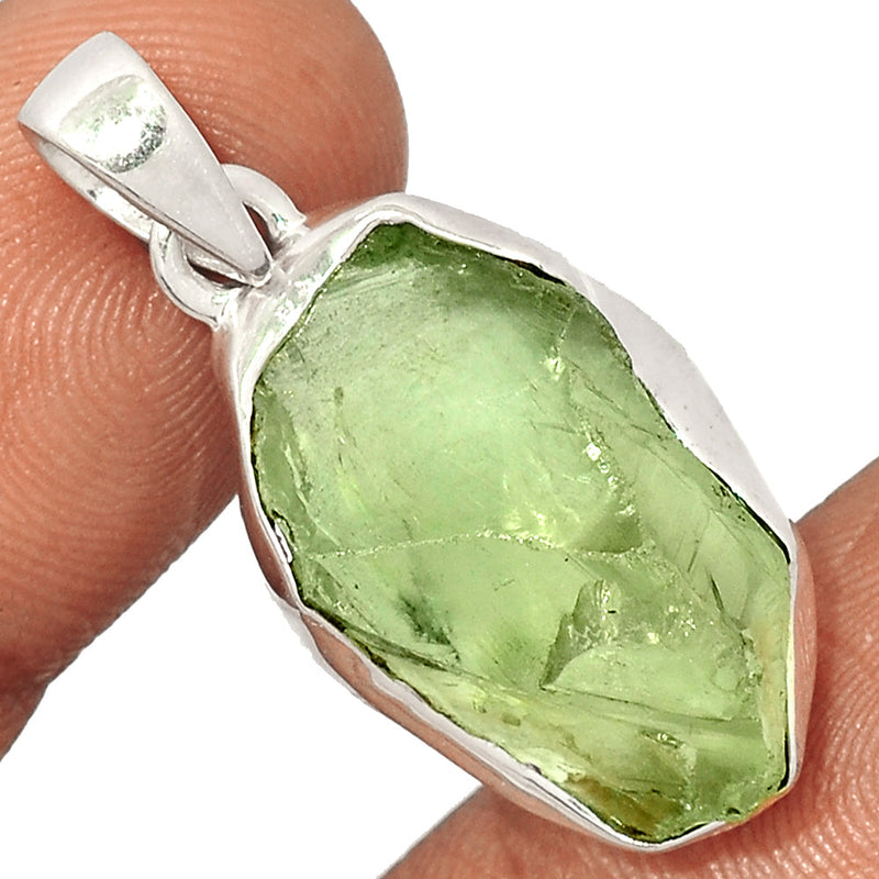 1.5" Green Amethyst Rough Pendants - GARP421