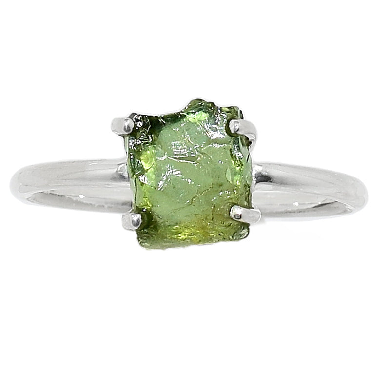 Claw - Green Apatite Rough Ring - GATR106