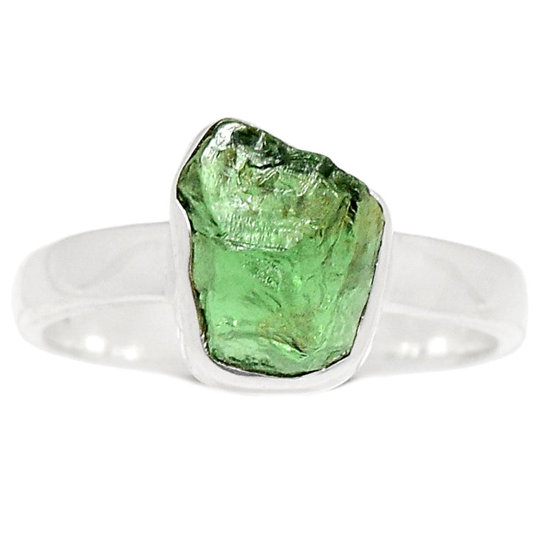 Green Apatite Rough Ring - GATR78