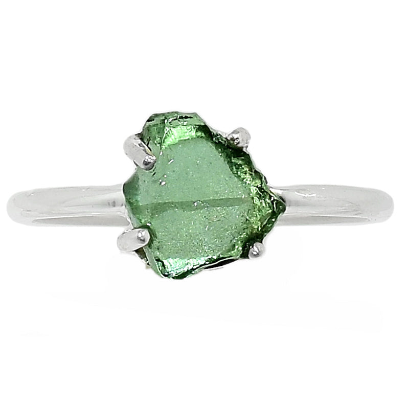 Claw - Green Apatite Rough Ring - GATR81