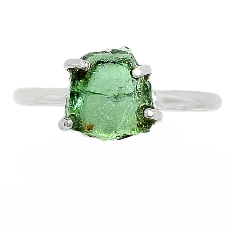 Claw - Green Apatite Rough Ring - GATR86