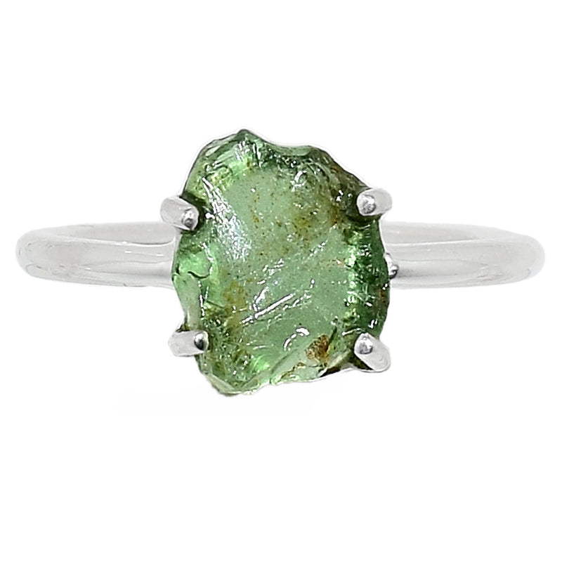 Claw - Green Apatite Rough Ring - GATR98