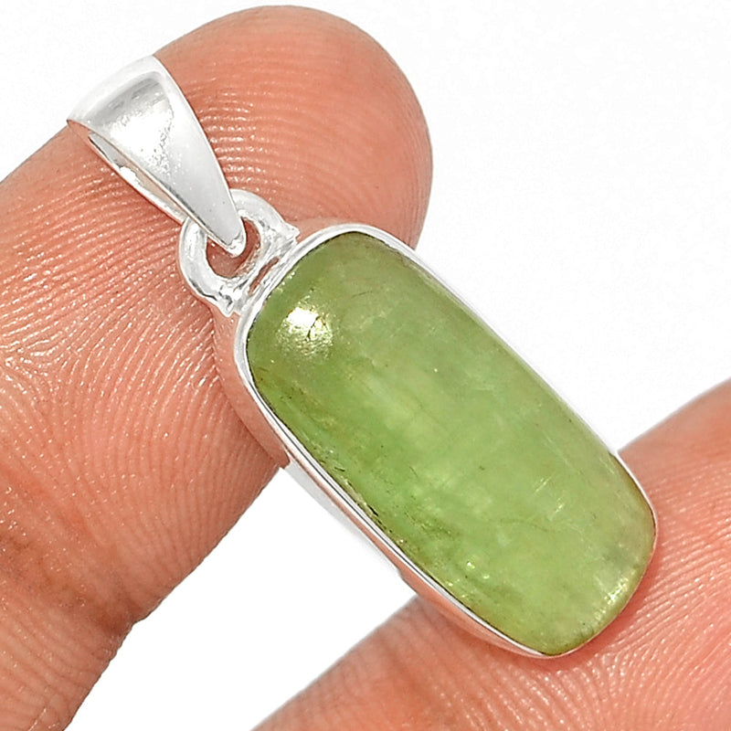 1.2" Green Kyanite Cabochon Pendants - GKCP10