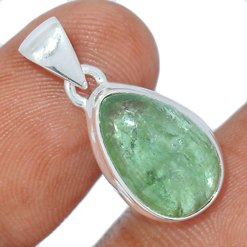 1" Green Kyanite Cabochon Pendants - GKCP117