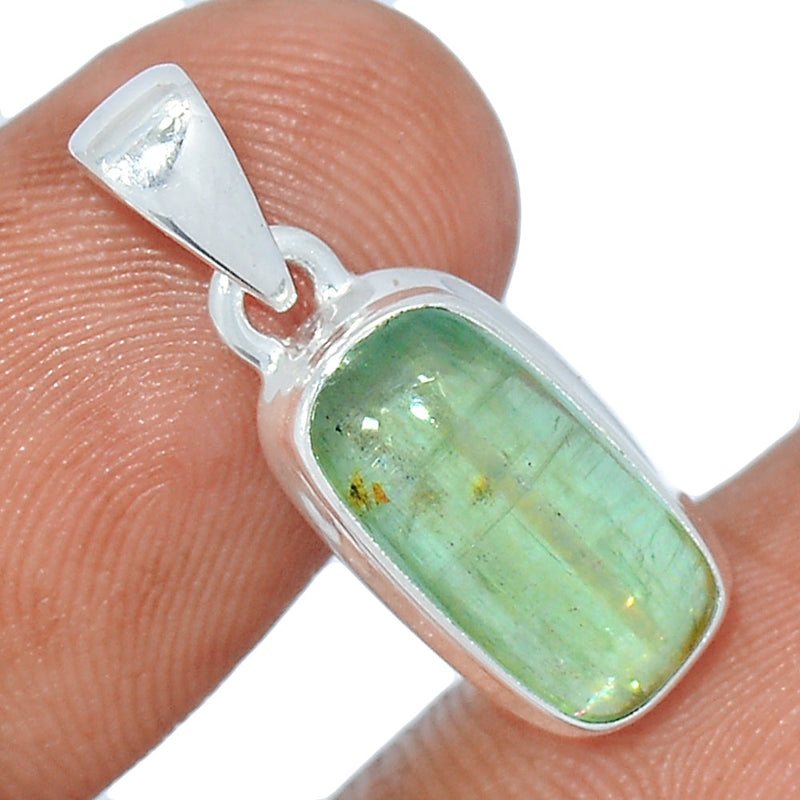 1" Green Kyanite Cabochon Pendants - GKCP94