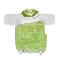 Green Kyanite Rough Ring - GKRR247