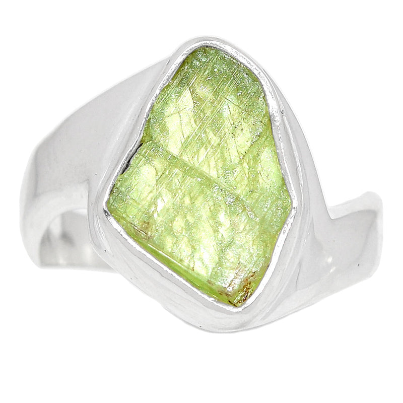 Solid - Green Kyanite Rough Ring - GKRR474