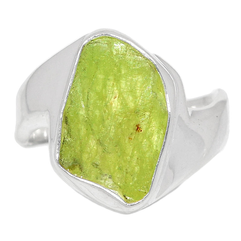 Solid - Green Kyanite Rough Ring - GKRR482