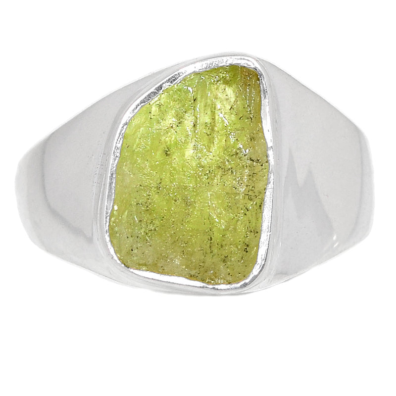 Solid - Green Kyanite Rough Ring - GKRR485