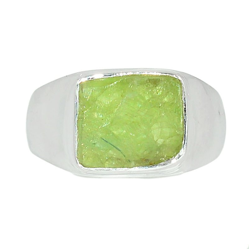 Solid - Green Kyanite Rough Ring - GKRR497