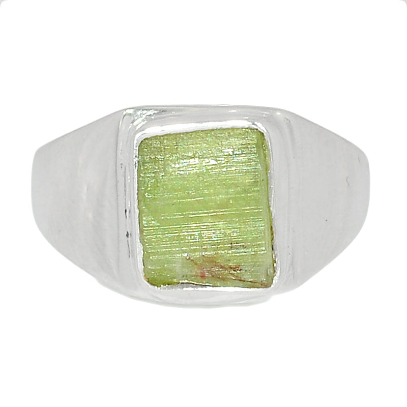 Solid - Green Kyanite Rough Ring - GKRR501