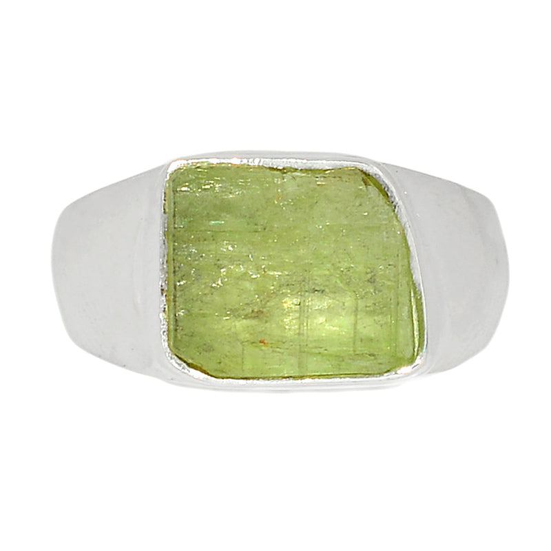 Solid - Green Kyanite Rough Ring - GKRR503