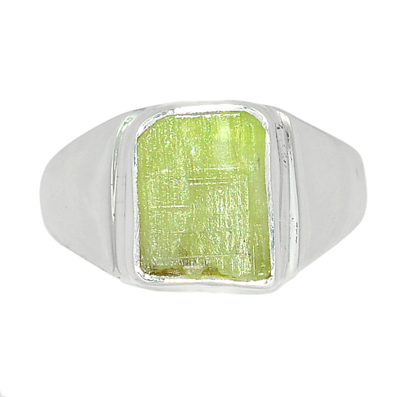 Solid - Green Kyanite Rough Ring - GKRR504