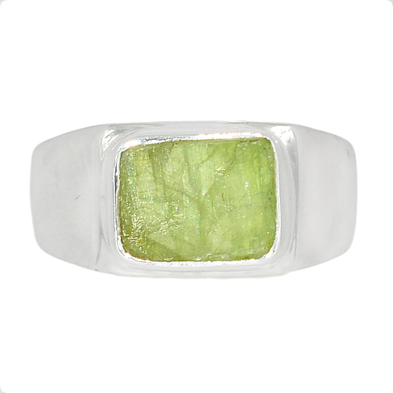 Solid - Green Kyanite Rough Ring - GKRR506