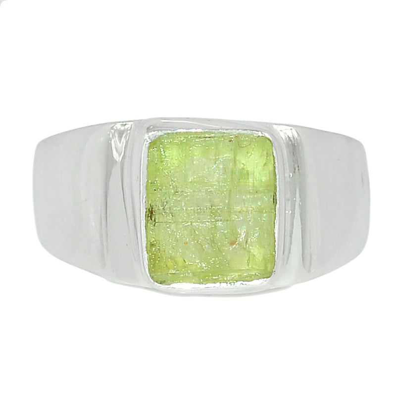 Solid - Green Kyanite Rough Ring - GKRR511