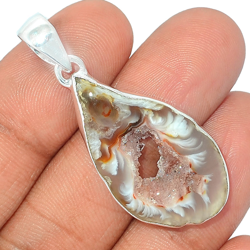 1.7" Oco Geode Druzy Pendants - GODP768