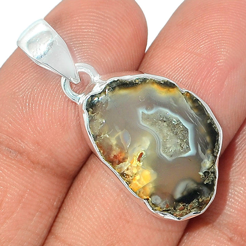 1.3" Oco Geode Druzy Pendants - GODP796