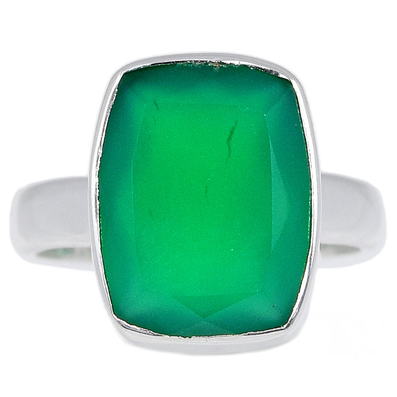 Green Onyx Faceted Ring - GOFR342