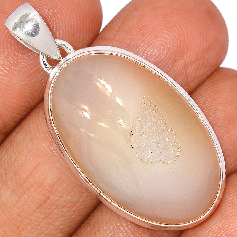 1.7" Angel Aura Druzy Pendants - GPWP574