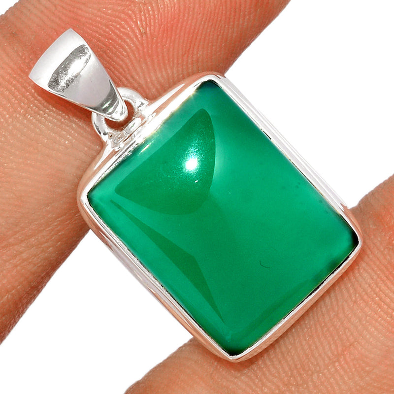 1.2" Green Onyx Pendants - GROP745