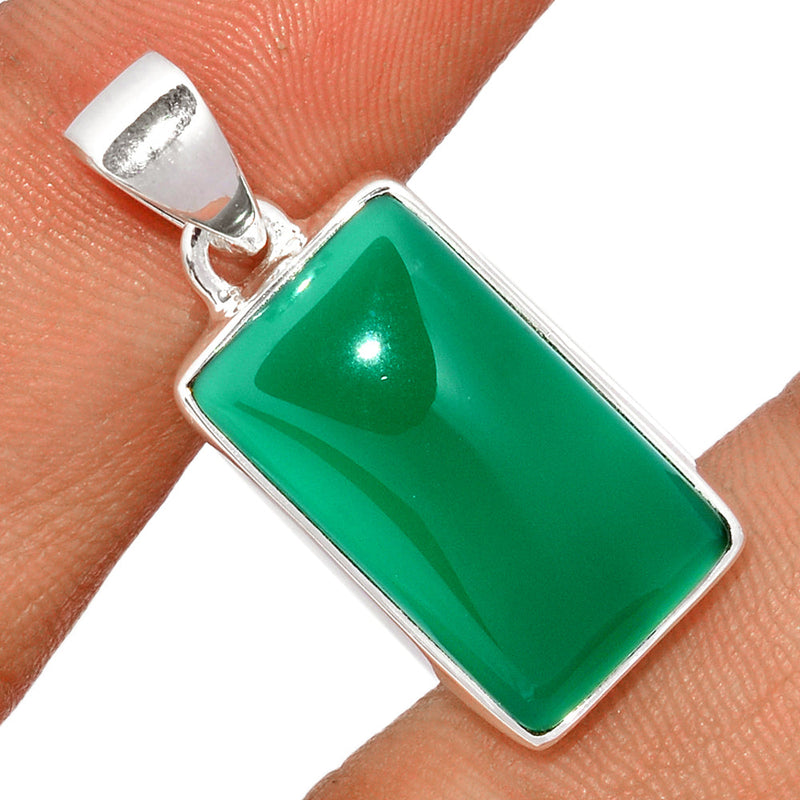 1.3" Green Onyx Pendants - GROP749