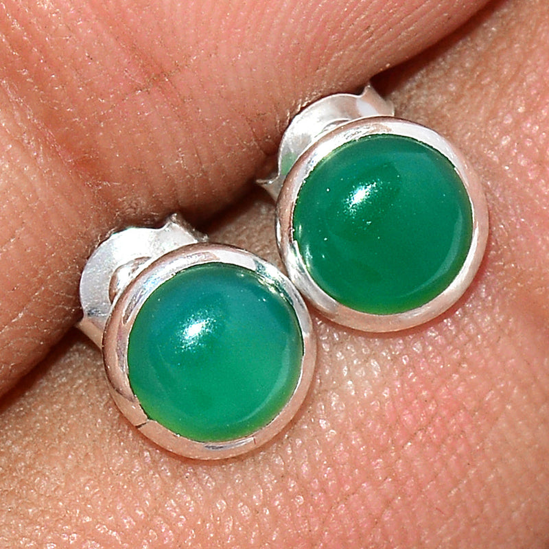 Green Onyx Studs - GROS204