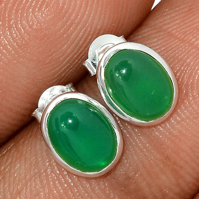 Green Onyx Studs - GROS223