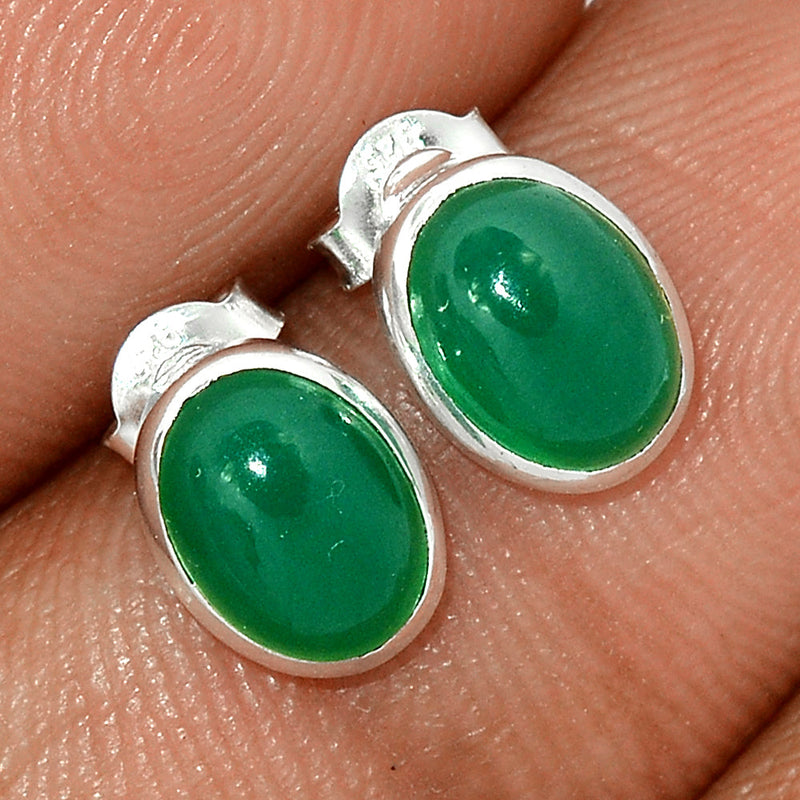 Green Onyx Studs - GROS230