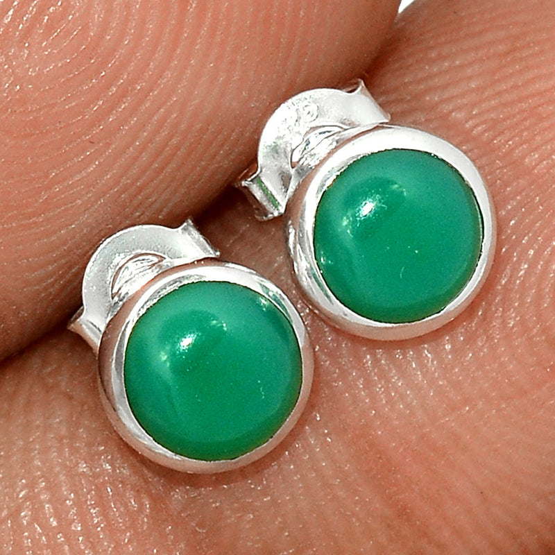 Green Onyx Studs - GROS235